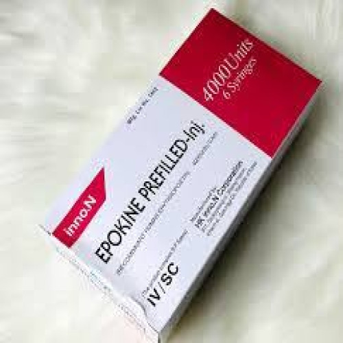 Buy Epokine 4000IU/0.4ml I.V, S.C. Injection (6 Prefilled Syringe) in ...