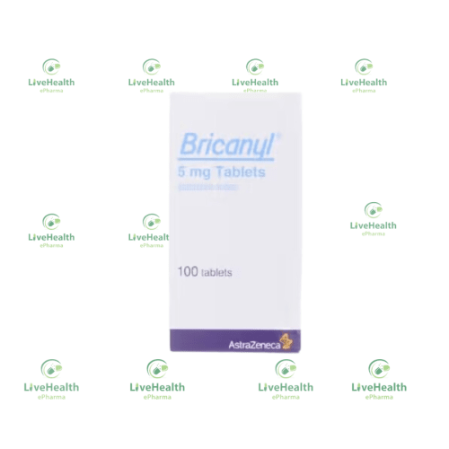 Bricanyl 5mg Tablet (100 Tablets)