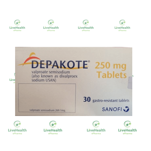 Depakote 250mg Tablet (30 Tablets)