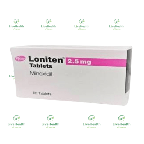 Loniten 2.5mg Tablet (Minoxidil)