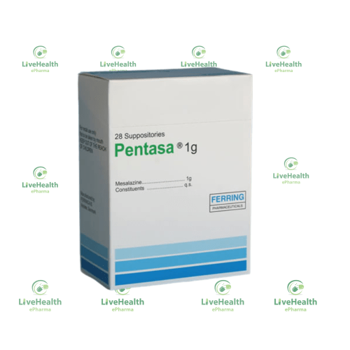 Pentasa 1g Suppository (28 Suppositories)