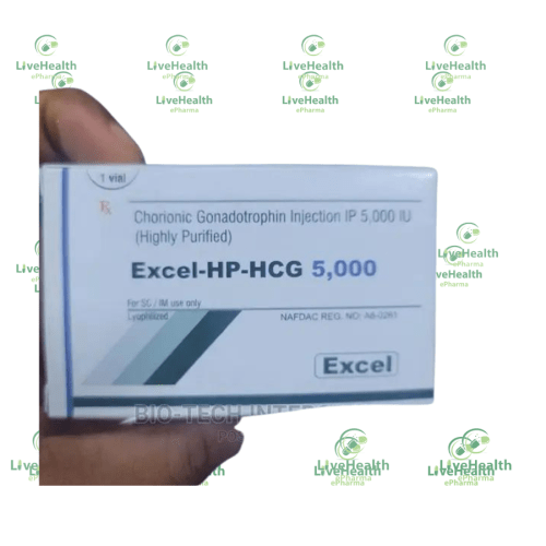 Excel-HP-HCG 5000iu (Chorionic Gonadotrophin Injection IP)