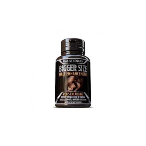 MAX STRENGHT BIGGER SIZE MALE ENHANCEMENT BY 60 CAPSULES