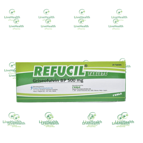 Refucil Tablets (Griseofulvin BP 500mg)