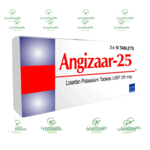 Angizaar 25mg X 30 (Losartan Potassium)