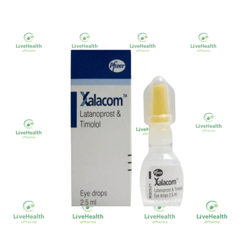 Xalacom 50mcg/ml, 55mg/ml Eye Drops (2.5ml)