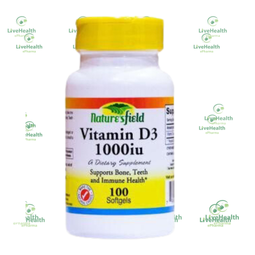 Nature'S Field Vitamin D3 1000iu