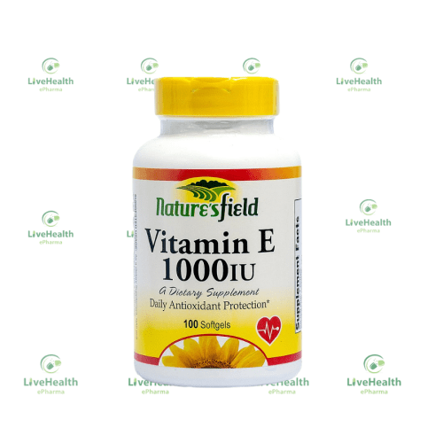 Nature's Field Vitamin E 1000iu x100