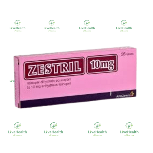 Zestril 10mg(Lisinopril)