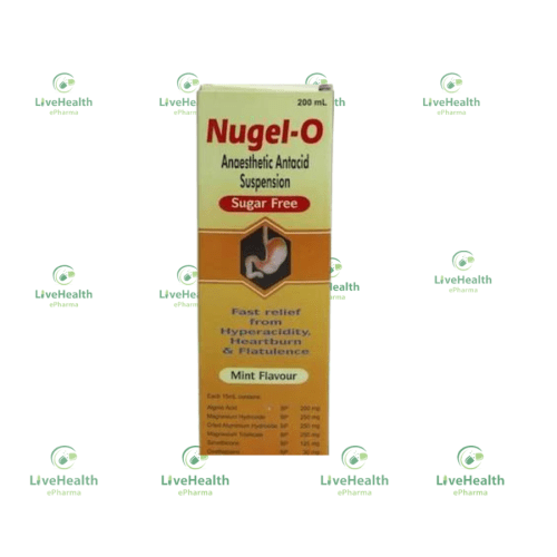 Nugel-O Antacid Suspension(Alginic + Oxetacaine)