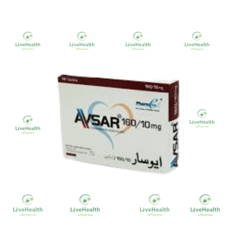 Avsar 160/10mg(Valsartan 160mg + Amlodipine 10mg)