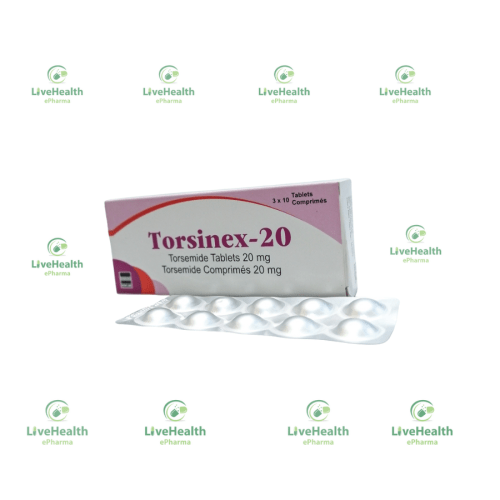 Torsinex 20mg (Torsemide Tablets)