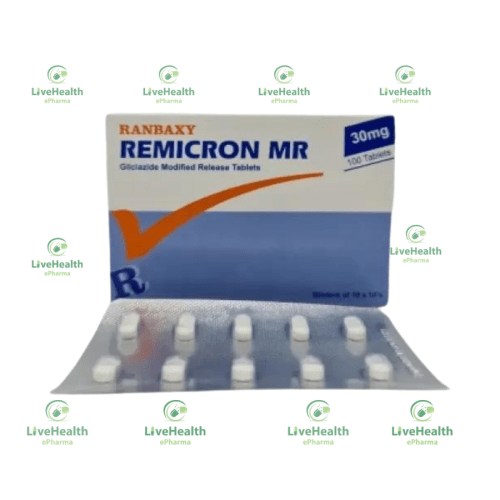 Remicron Mr Tab 60mg(Gliclazide Modified Release Tab 60Mg)