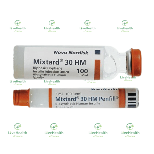 Mixtard HM 100iu (Premixed 30/70 Human insulin 100IU/ml)