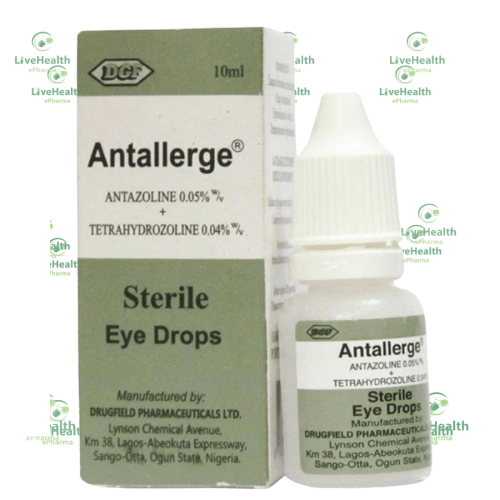 Antallerge Eye Drops (Antazoline, Tetraphydrozolane)