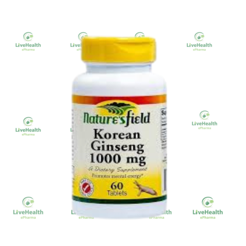 Nature's Field Korean Ginseng 1000mg