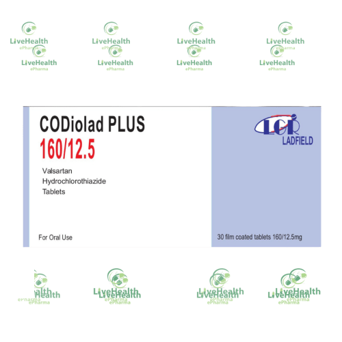 Codiolad Plus (Valsartan Hydrochlorothiazide) Tablet