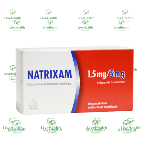 Natrixam 5/1.5mg(Indapamide, Amlodipine Besilate)