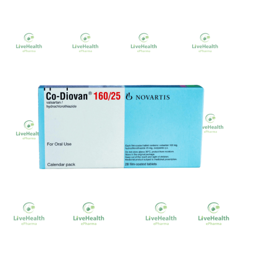 Co Diovan 160/25mg(Valsartan + Hydrochlorthiazide)