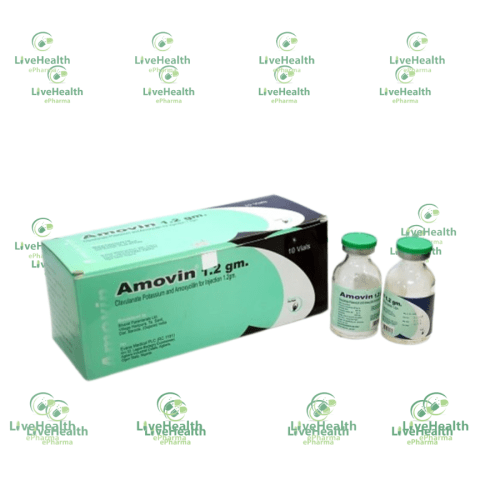 Amovin Injection 1.2g(Amoxycillin Clavulanate 1.2g)