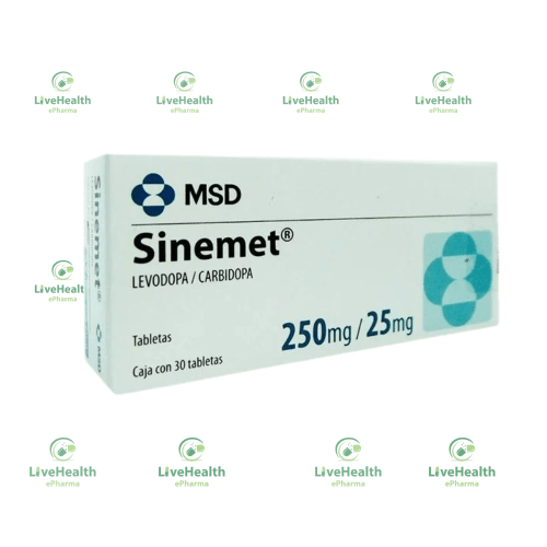 Sinemet 25mg, 250mg Tablet (100 Tablets)