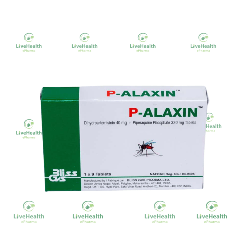 P-Alaxin Tablet x9(Dihydroartemisinin 40mg + Piperaquine Phosphate 320mg)