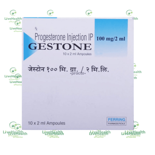 Progesterone Injection IP 100mg/2ml (Gestone)