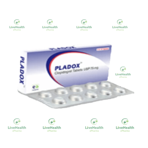 Pladox Clopidogrel Tablets 75mg