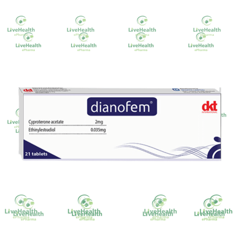 Dianofem 2/0.03mg(Cyproterone Acetate + Ethinylestradiol)