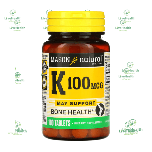 Mason Natural K100 MCG