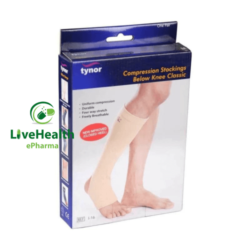 TYNOR COMPRESSION STOCKINGS BELOW KNEE